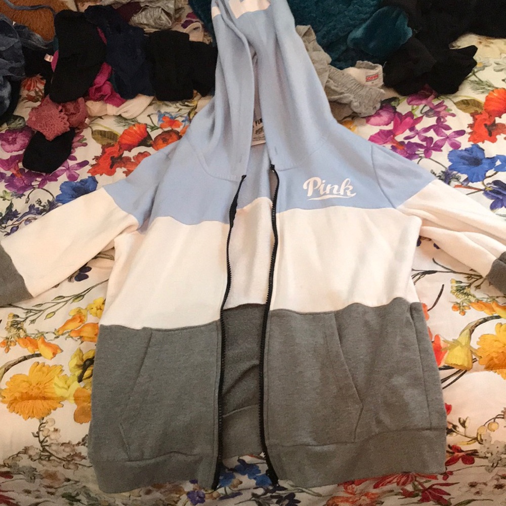 PINK zipper hoodie